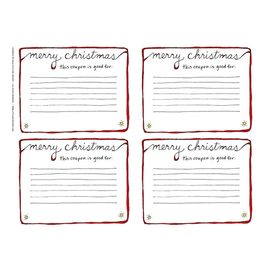 Christmas Coupon {FREE or Pay What You Can}