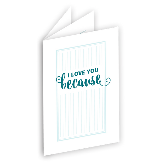 I Love You Because Printable mini book {FREE or Pay What You Can}