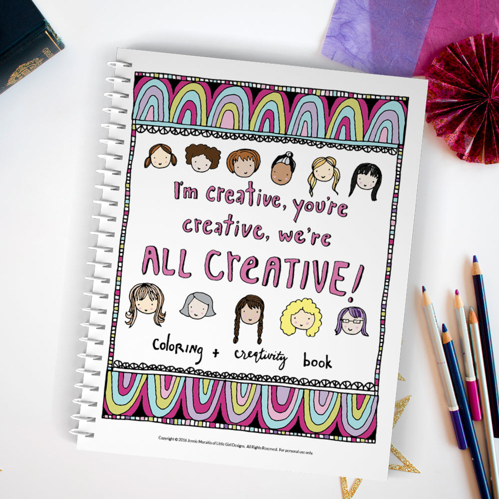 Creative Retreat Coloring Book {PDF}