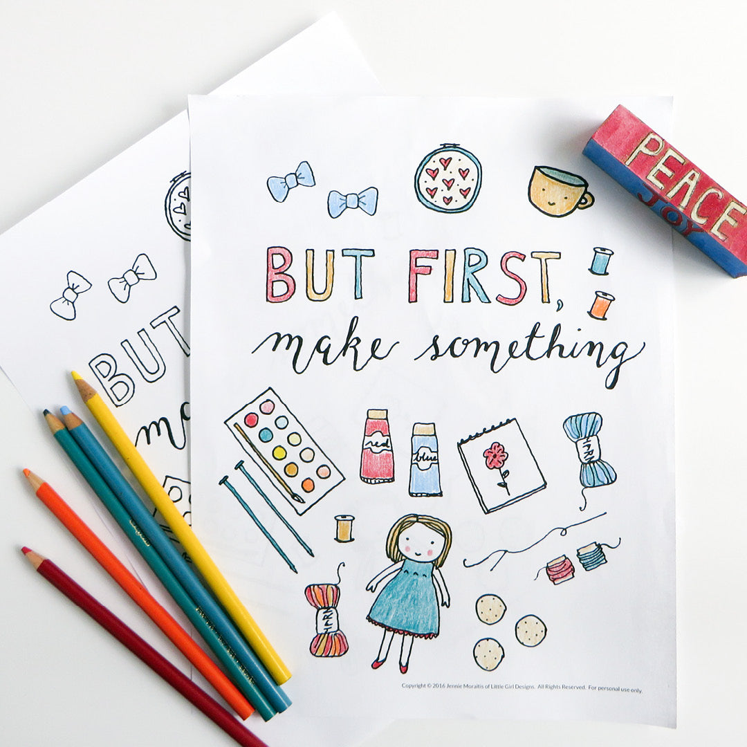 But First, Make Something {FREE or Pay What You Can}