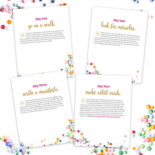 Creative Sparks {30 prompts for your creative life}