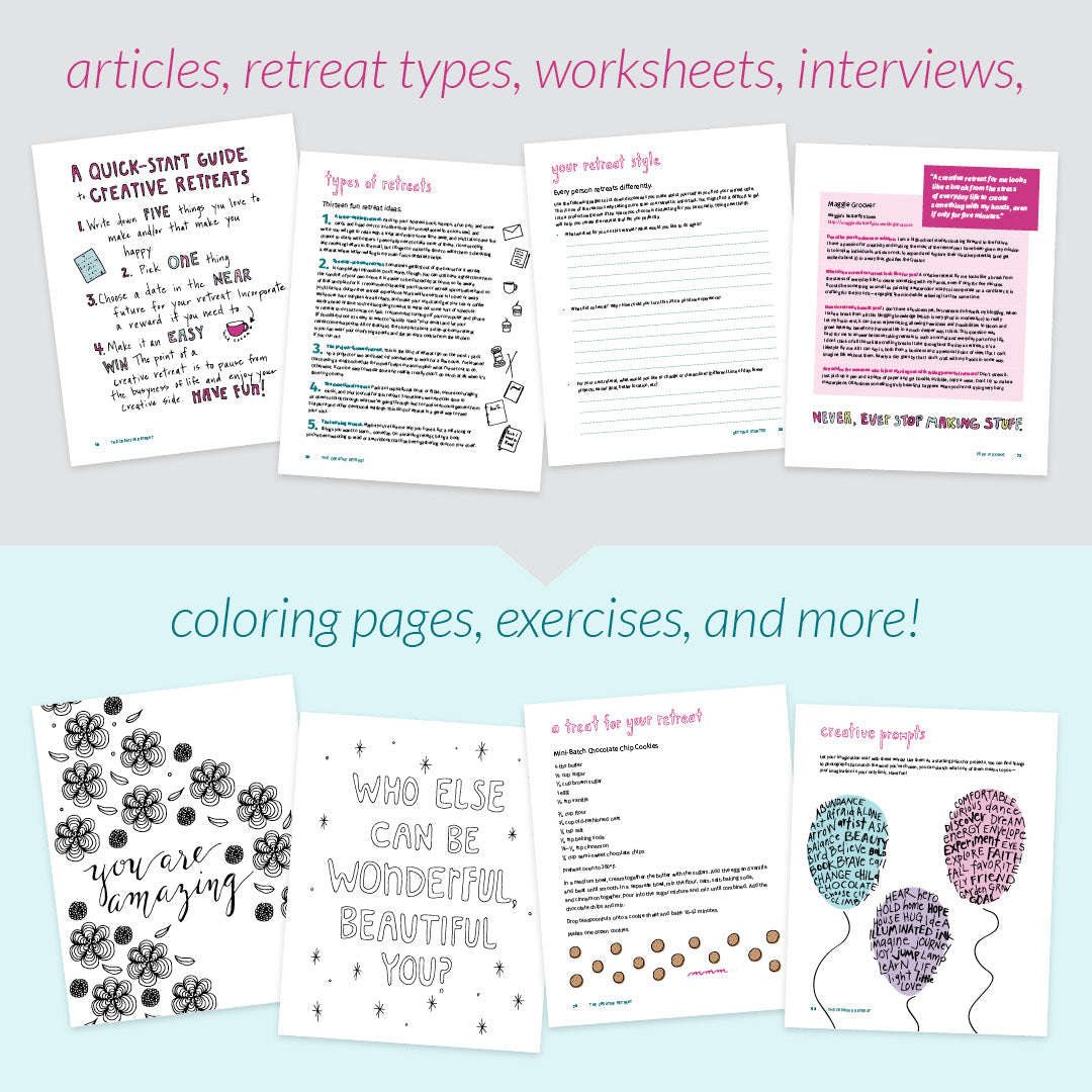 The Creative Retreat eBook {116 pages}