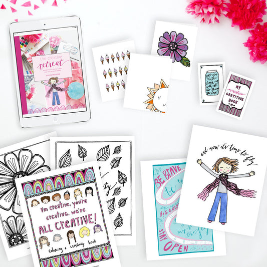 The Creative Retreat DELUXE Bundle {$78 worth of printables!}