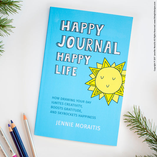 Start your own happy journal after reading about how Jennie Moraitis started her own happy journal years ago! The best part about this book is that it includes a blank happy journal at the end of the book itself! It also includes happy journal ideas of how to get started immediately.
