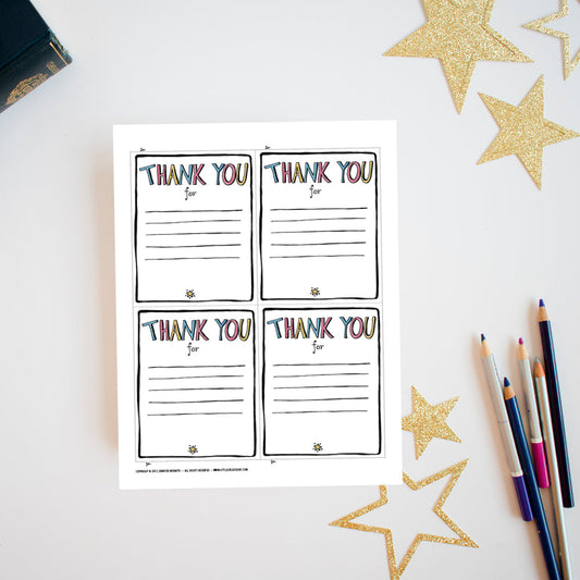 Thank You Printable {FREE or Pay What You Can}